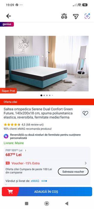 Saltea nou nouta