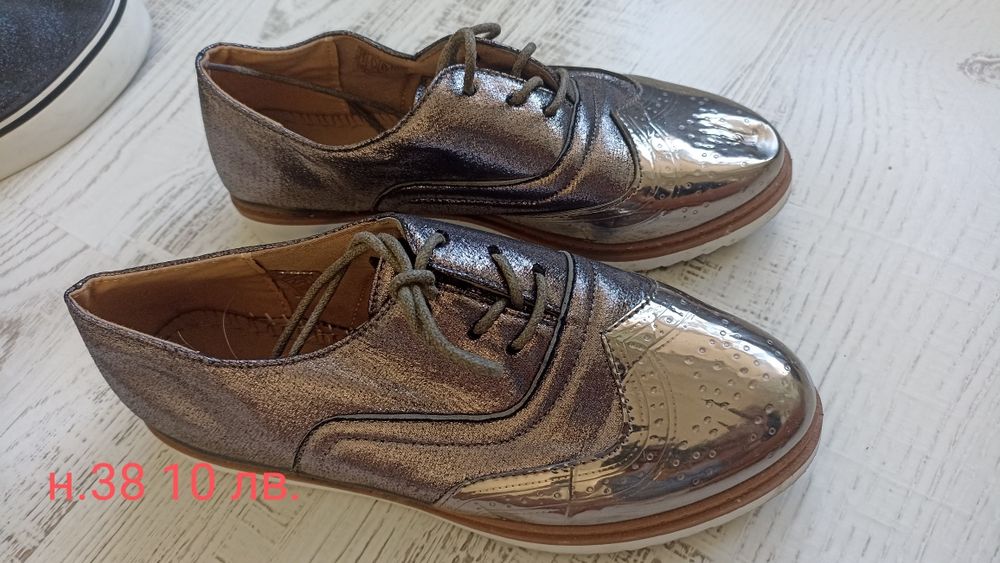 Дамски обувки естествена кожа