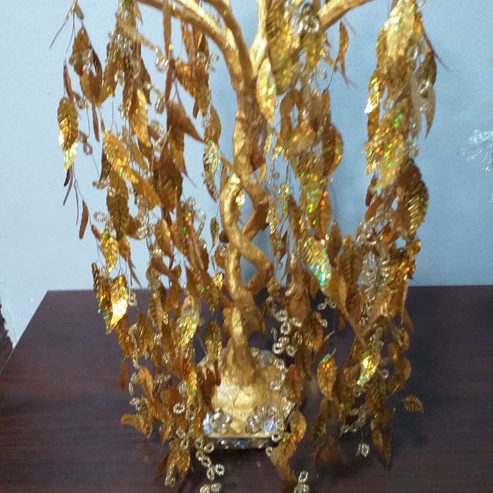 Деревья из бисера