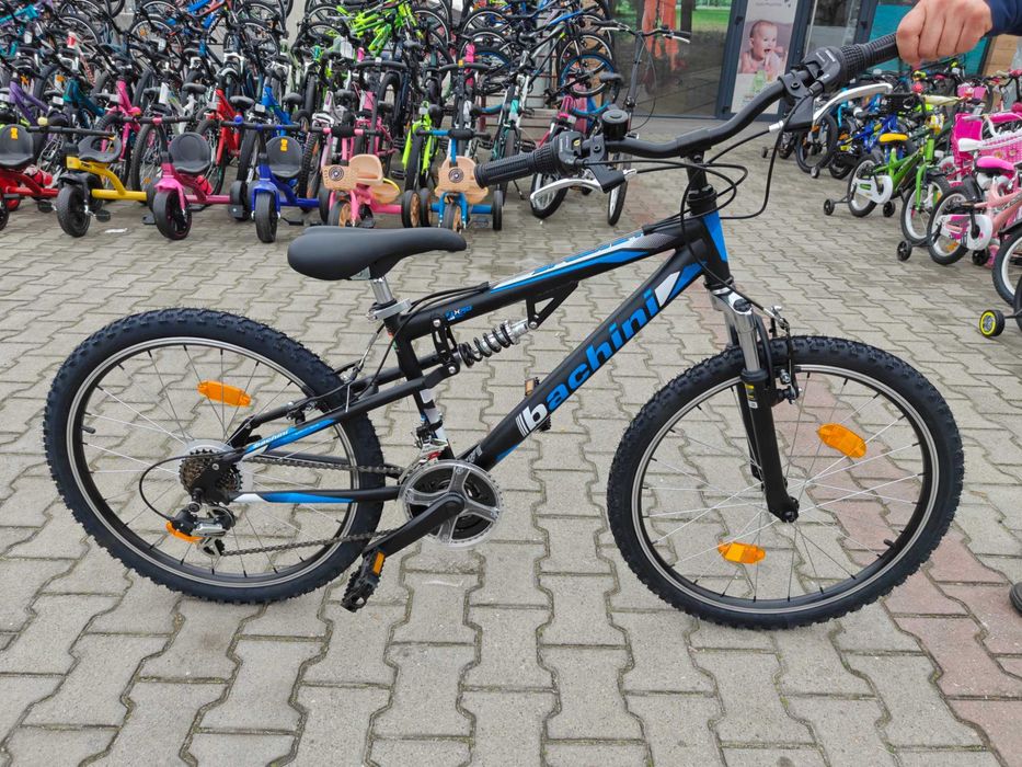 Велосипед 24" Bachini Speed FSP черен.син