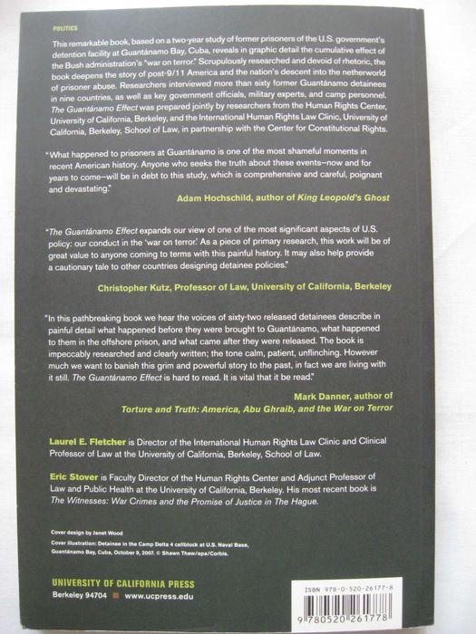 Laurel Emile Fletcher, The Guantánamo Effect
