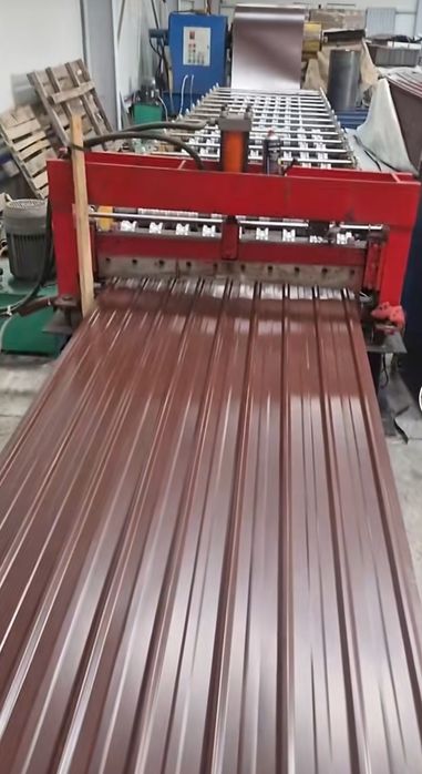 Tablă cutata colorată și zincată