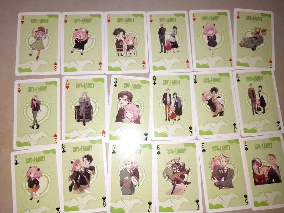 Spy X Family Anime - Cartii de joc