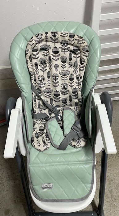 Столче за хранене Lorelli - Party, Frosty Green Leather