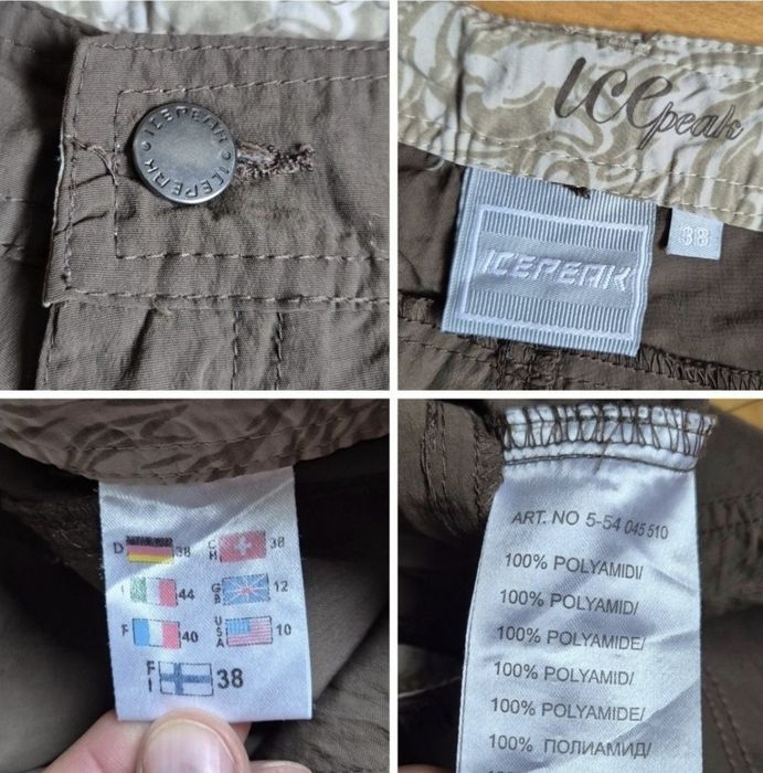 Pantaloni de Drumeție 3/4 de Damă Icepeak - Mărimea 38
