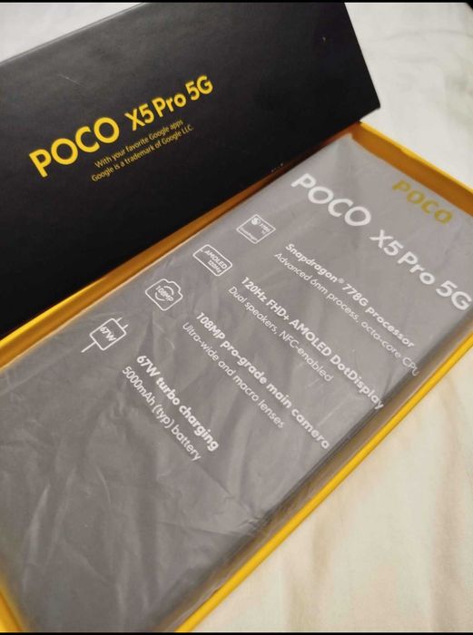 Смартфон POCO X5 Pro 5G, 8GB, 256GB, Black