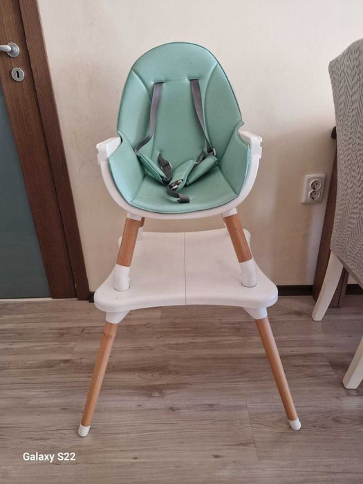 Столче за хранене 3 в 1 KikkaBoo - Multi, Mint
