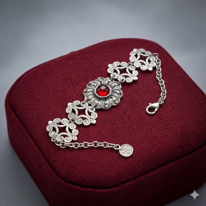 серебряный браслет