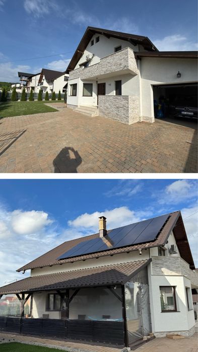 Casa premium 180 mp Ipotesti- constructie 2016 / fotovoltaice+baterie stocare / complet mobilata si utilata