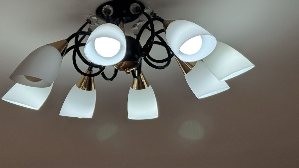 Люстра 8 ламп .