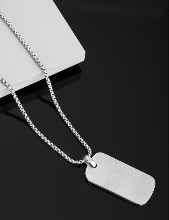 Lant Sector Basic cu placuta, Otel inoxidabil