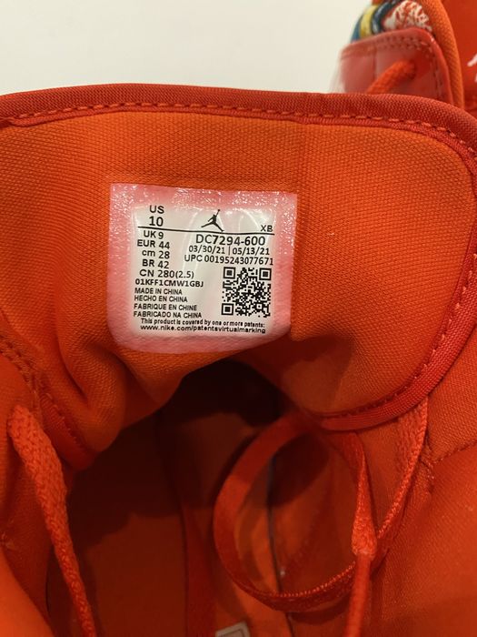 Jordan 1 Mid Barcelona Sweater Red Patent