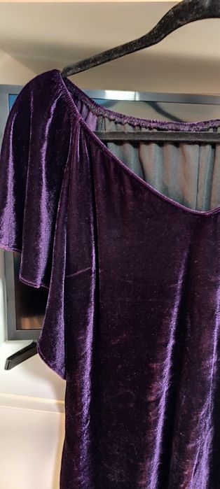 Rochie scurta din catifea