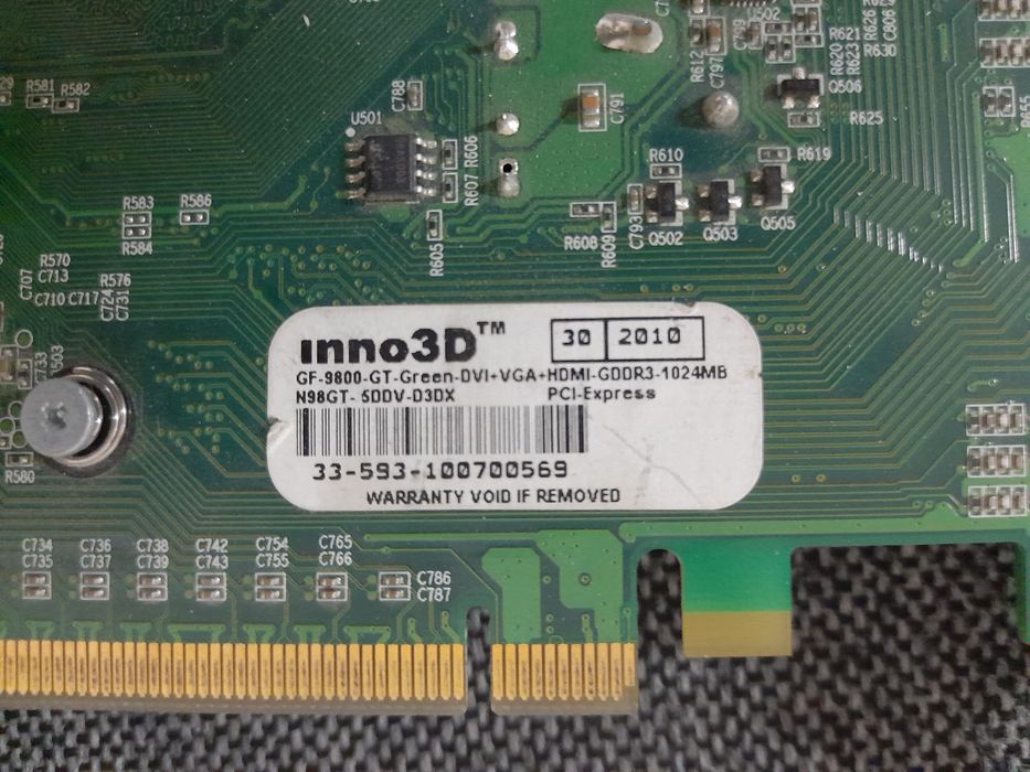 Видеокарта GF 9800