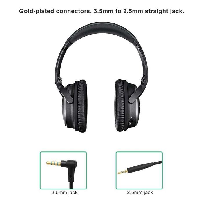 Cablu audio pentru casti Bose QC45 QC35 QC25 OE2 OE2i AE2 Soundlink