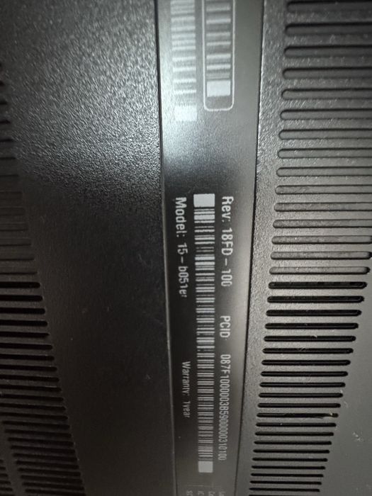 Ноутбук фирмы HP, рабочий