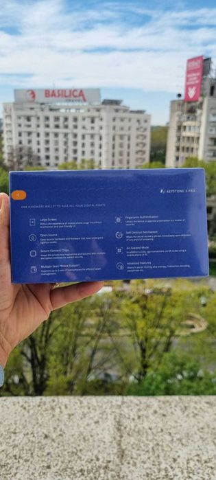 Portofel Hardware Crypto Keystone 3 Pro Sigilat – Cold Wallet Bitcoin, Ethereum, NFT