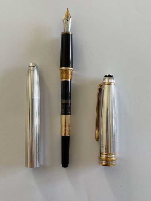 Stilou Montblanc Meisterstück Solitaire 144 – Argint 925 – Aur 14K