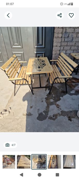 Стол стулыя дачный