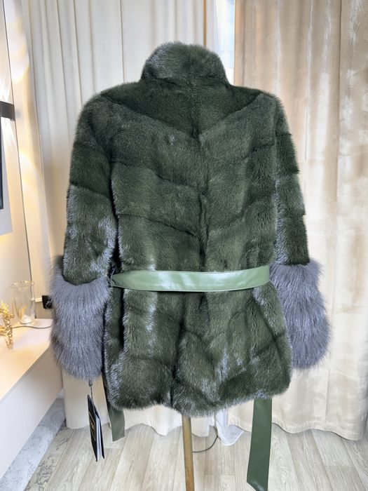 Норковая шуба с соболем  Греция