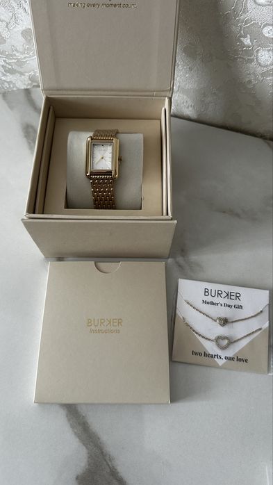 Часы burker Olivia Gold White