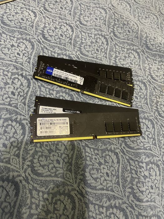 ОЗУ для ПК 32гб + 16гб DDR4