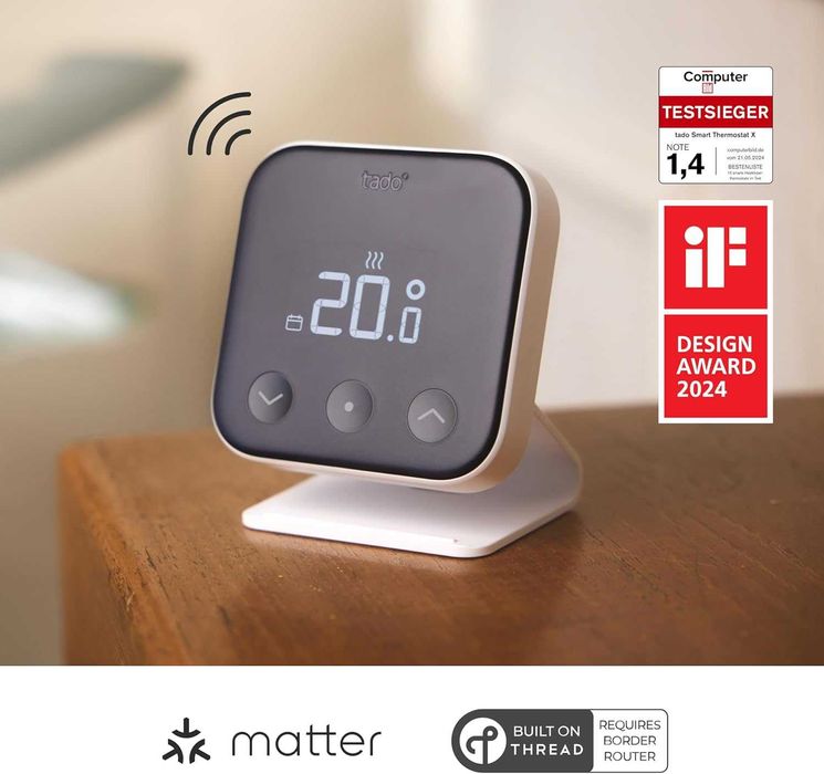 Безжичен, интелигентен терморегулатор tado X