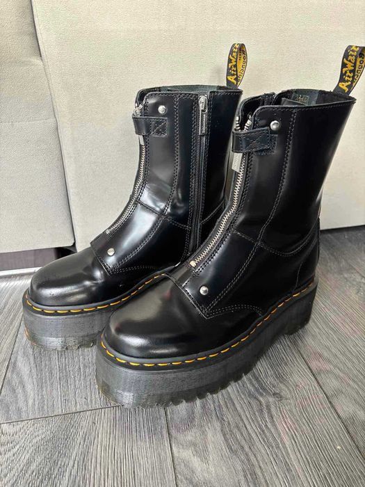 Кожени боти/Кубинки Dr. Martens Jetta Hi Max