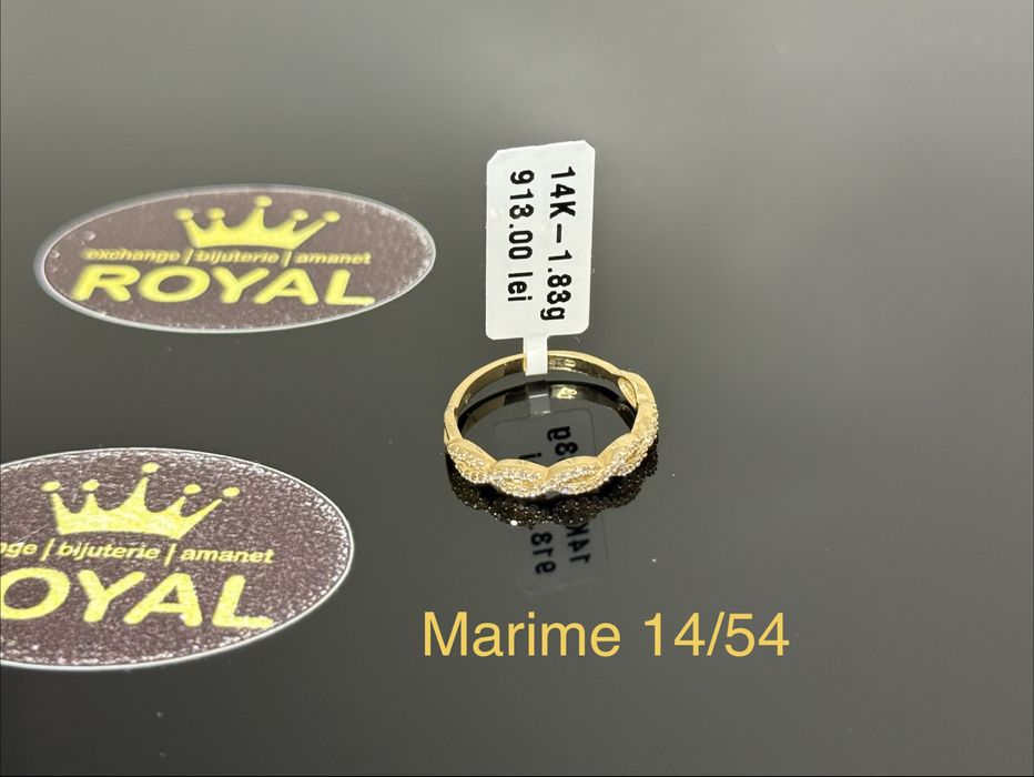 Bijuteria ROYAL : Inel AUR 14K NOU / 1.83 GR