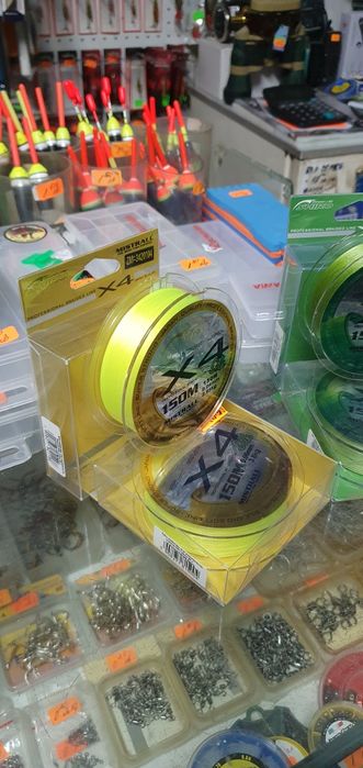 4-нишково плетено влакно MISTRALL SHIRO 150м.