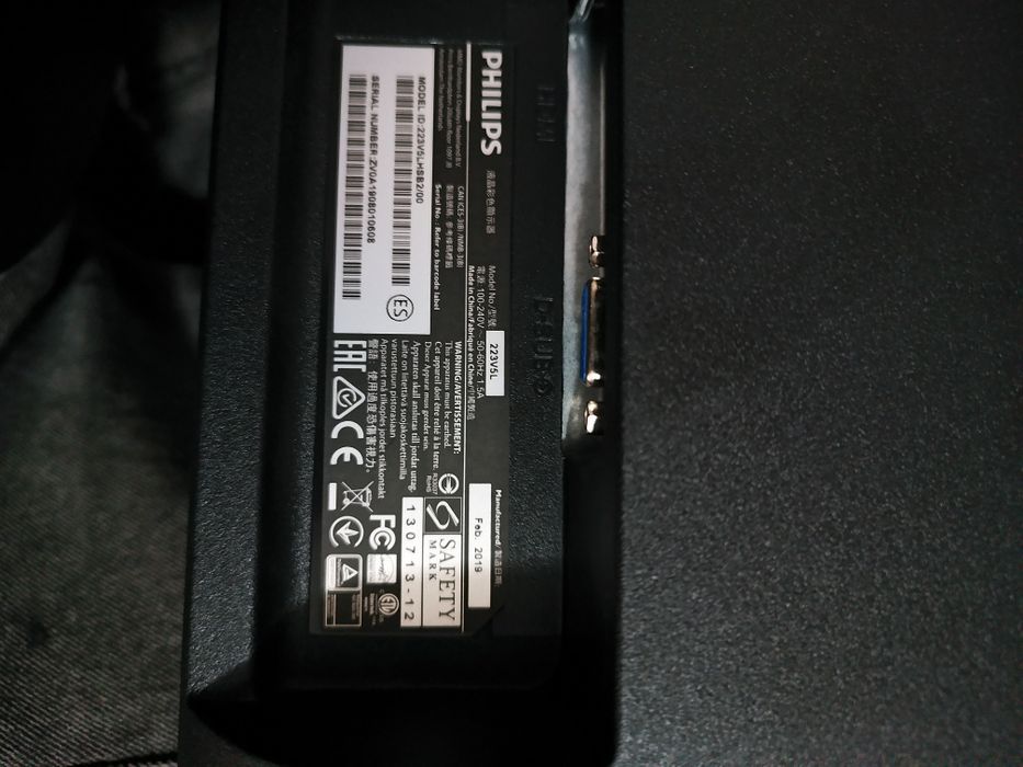 Monitor Philips 21.5 inch 223V