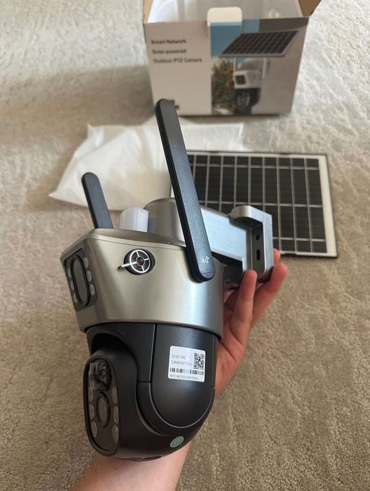 Camera video 4g cu SIM cu transmitere si panou solar NOUA