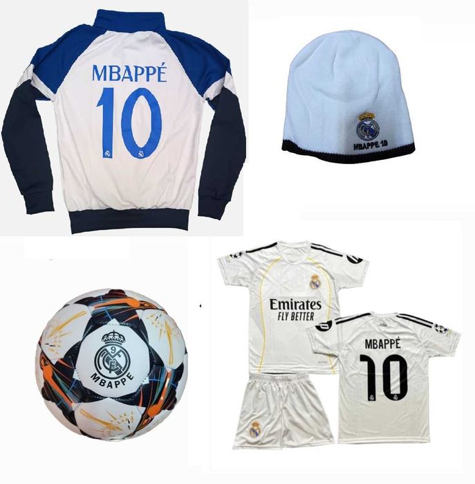 Зимен Сет Ronaldo ал Насър Комплект с Зимна шапка,Топка, Екип, Анцуг