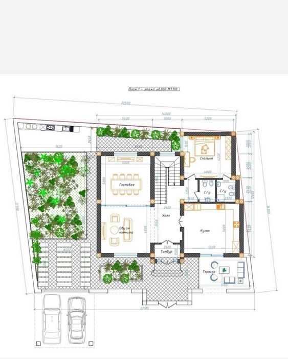 Дом 4 сотки в " Sayram Village " Ориентир: школа Дипломатии
