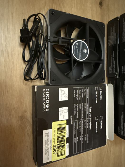 Ventilator PC TZMRIT StarStone V1 120mm ARGB PWM 1850RPM 58CFM 5V 3Pin 12V 4Pin Carcasa Gaming Open Box Desktop Cooler PC Sistem