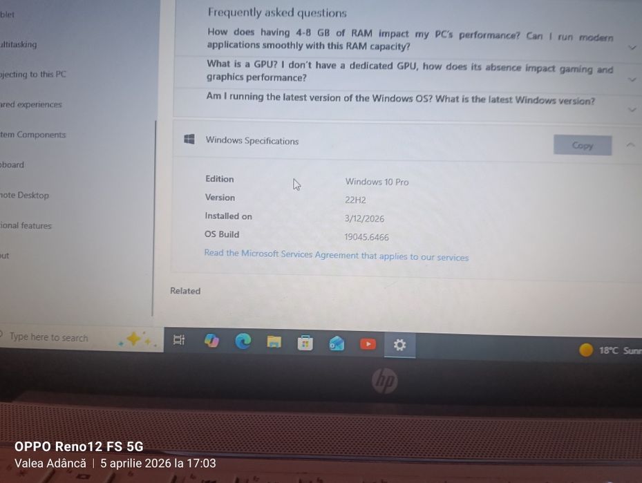 Laptop HP pavilion g6