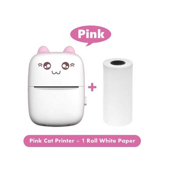 Мини принтер Mercado Trade, Деца, Bluetooth, USB + Цветна термохартия