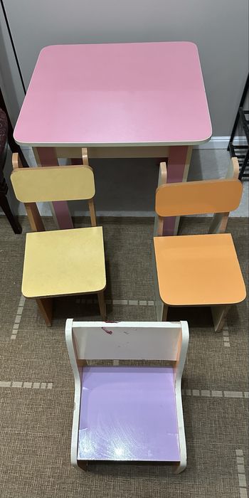 Детская мебель для занятий,перекусов