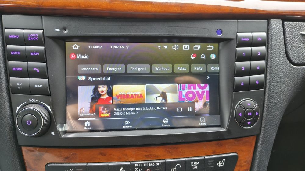 Navigatie Android Mercedes E Class W211