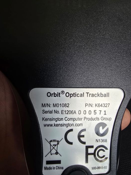 Графический манипулятор Orbit Optical Trackball.