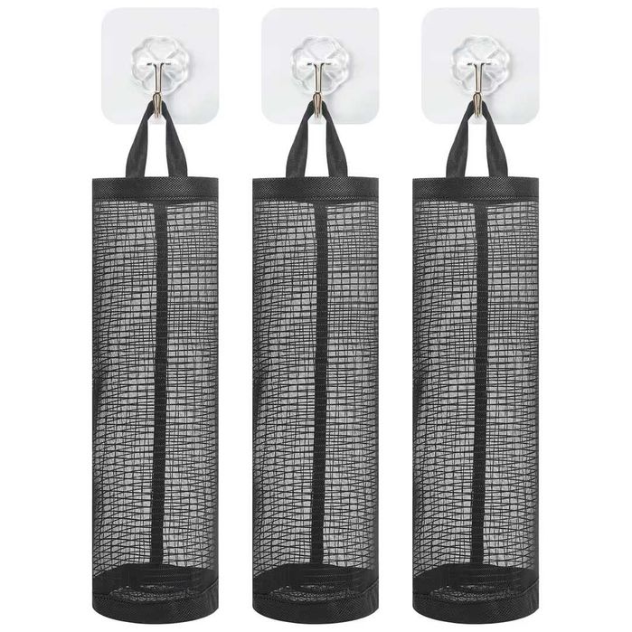 Set 3 suporti pungi plastic dispenser pungi menaj cu agatatoare*