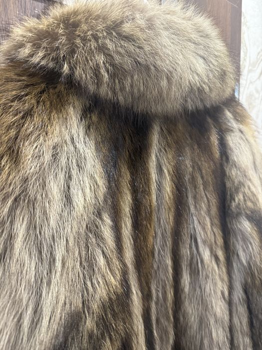 Палто от естествен косъм лисица