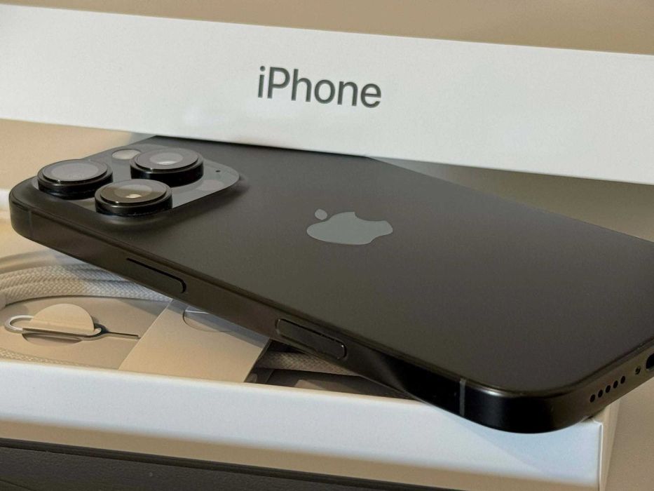 Бартер! Като НОВ! 98% Батерия! iPhone 16 Pro Black Titanium (Черен)