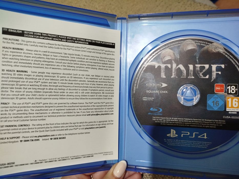 Диск за плейстейшан 4 ,, thief"