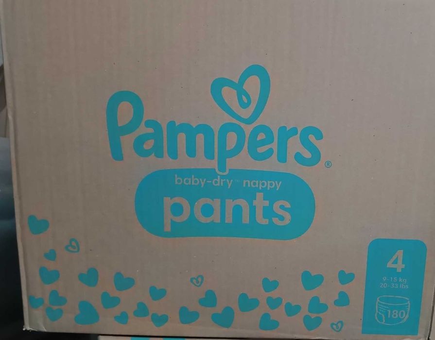 Mесечни Pampers гащи Бейби драй Baby dry 5/6/7 от Англия