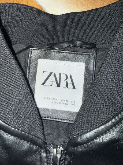 Мъжко кожено яке Zara-L размер