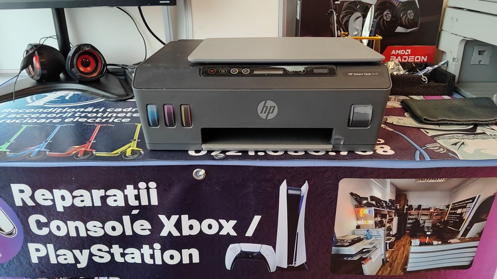 Imprimantă Multifuncțională HP Smart Tank 515 – Stare foarte bună