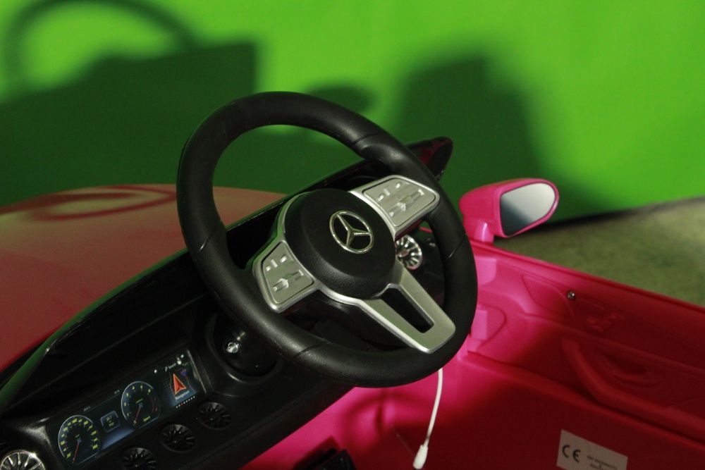 Masinuta electrica pentru copii MERCEDES CLS 350 AMG 2x30W 12V #Pink