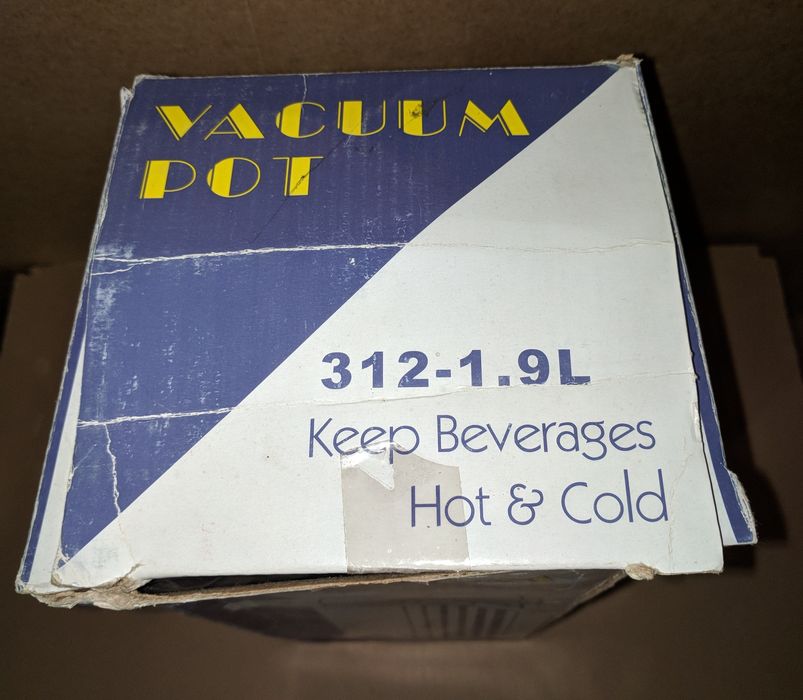 Termos cu pompa, inox, capacitate 2 L.