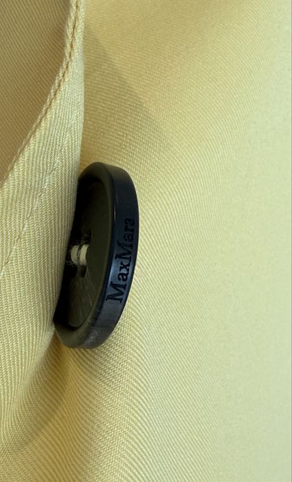 Max Mara, Trench impermeabil, galben, 38 EU / M